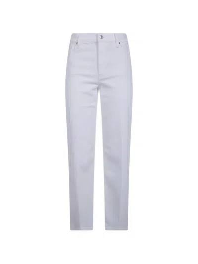 Frame The Mellow Wide-leg Jeans In White