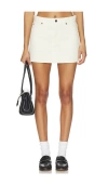 Frame The Mini Skirt In White