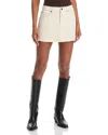 Frame The Mini Skirt In Neutral