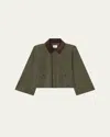 Frame The Mini Swing Jacket In Multi