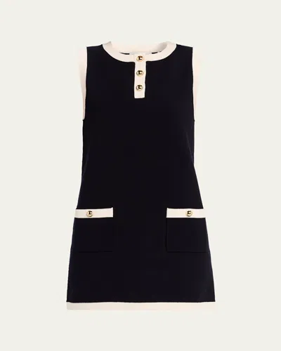 FRAME THE MIXED MINI DRESS