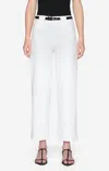 Frame The Modern Pocket Wide Leg Jean In Soft White Denim In Multi