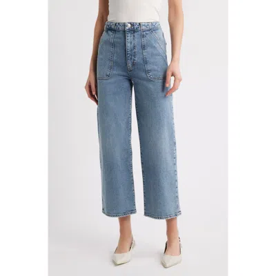 Frame The Modern Pocket Wide Leg Jeans