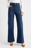 Frame The Modern Pocket Wide Leg Jeans