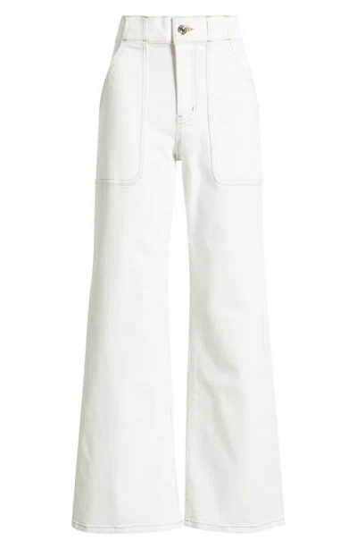 FRAME FRAME THE MODERN POCKET WIDE LEG JEANS