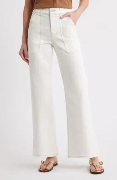 FRAME FRAME THE MODERN POCKET WIDE LEG JEANS