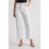 Frame Le Palazzo High-rise Wide-leg Jeans In White