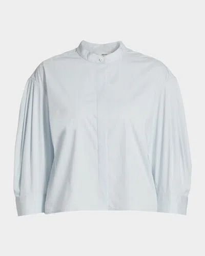 Frame The Modern Puff Top In Blue