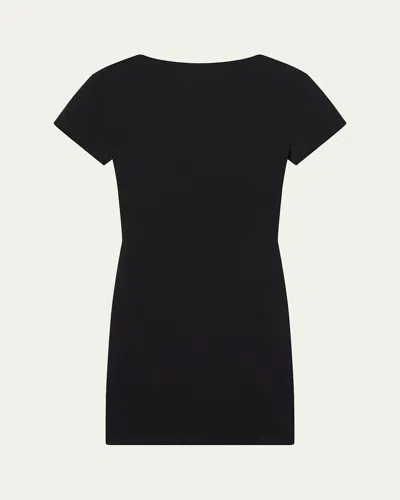 Frame The Monaco Mini Dress In Black