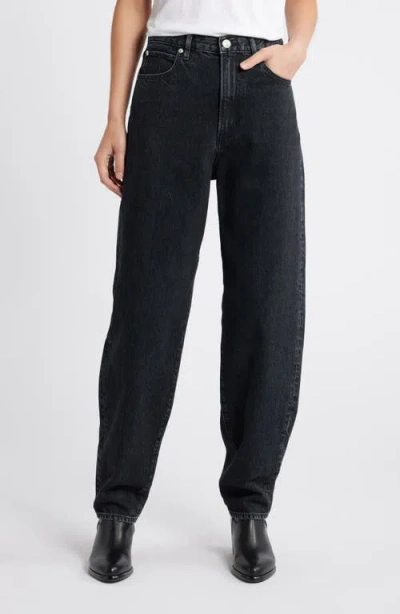 Frame The Narrow Barrel Leg Jeans In Black