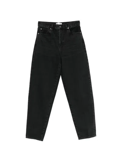 Frame The Neat Cotton Denim In Black