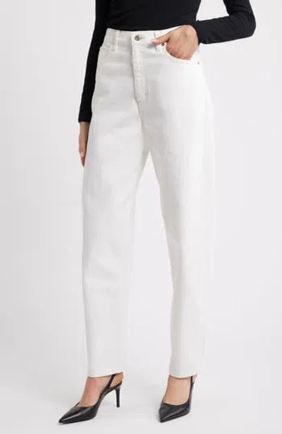 Frame The Neat High Waist Barrel Jeans In Au Natural Clean