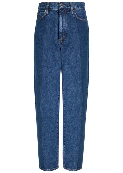 Frame The Neat Tapered-leg Jeans In Blue