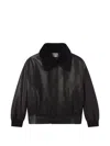 Frame The Nightcap Bomber Jacket In Black