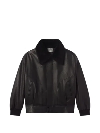 Frame The Nightcap Bomber Jacket In Black