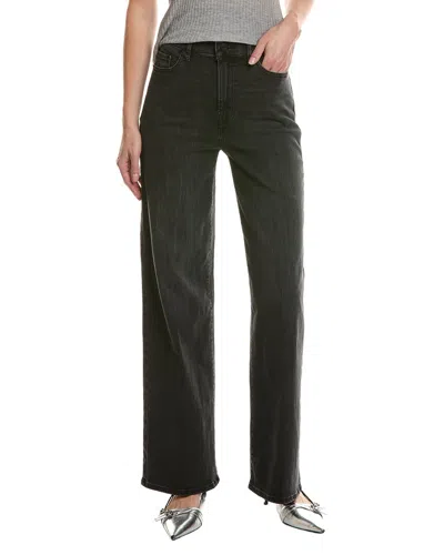 Frame The O Ring Stroll Sutro Wide Leg Jean In Black