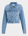 Frame The Off Duty Denim Trucker Jacket In Multi
