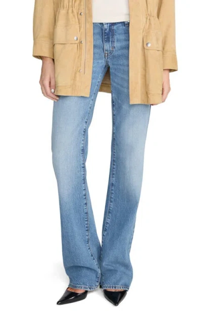 Frame The Off Duty Rodeo Bootcut Jeans In Blue