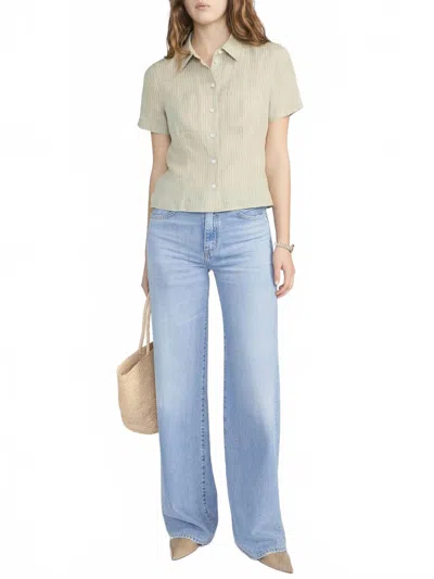 Frame The Off Duty Stroll Jeans In Frey In Multi
