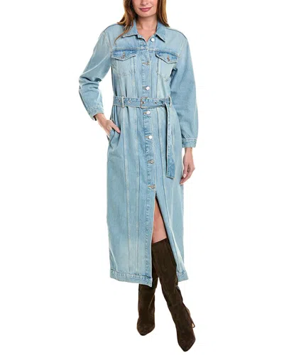 FRAME THE OVERLONG TRUCKER SHIRTDRESS