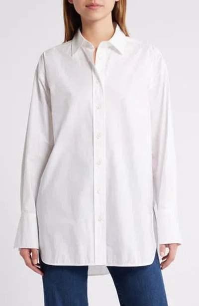 FRAME FRAME THE OVERSIZE COTTON BUTTON-UP SHIRT