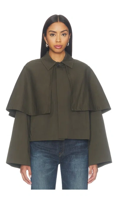 Frame The Paddock Cape Jacket In Multi