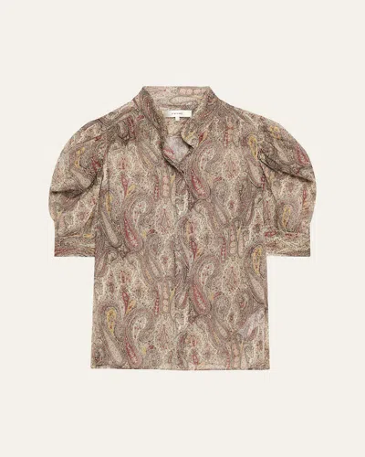 Frame The Paisley Gillian Blouse In Multi