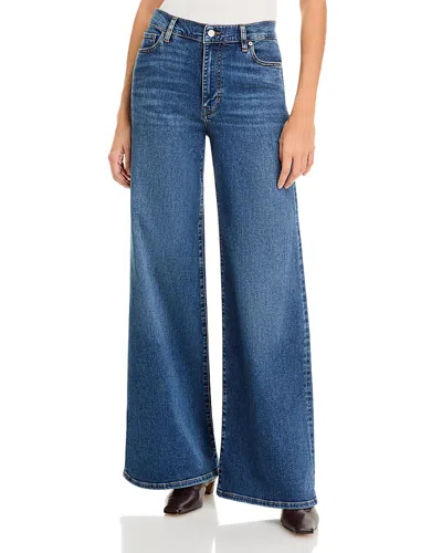 Frame The Palace High Rise Wide Leg Jeans In Medium Blue