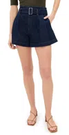 Frame The Paper Bag Shorts In Rinse