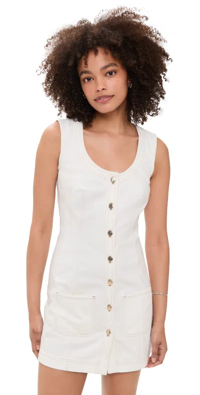 Frame The Patch Pocket Dress Au Natural Clean In White