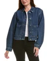 Frame The Patch Pocket Jacket In Blue
