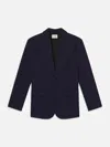 Frame The Peak Lapel Blazer In Black