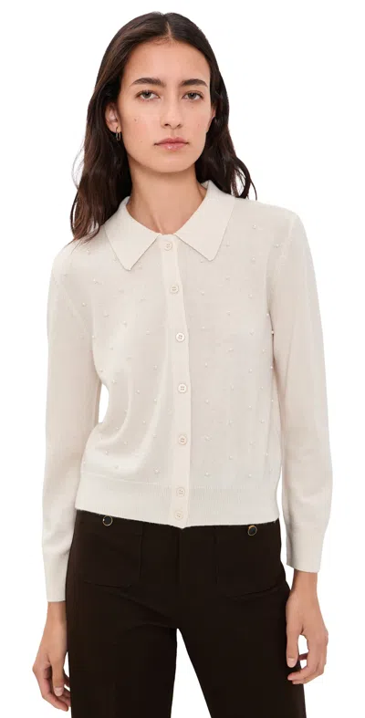 Frame The Pearl Cardigan Cream
