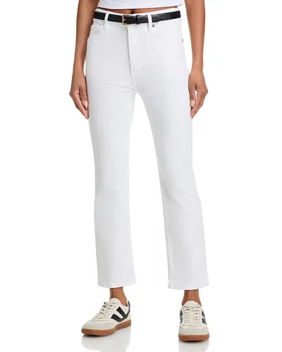 Frame The Pencil Ankle Jeans In White