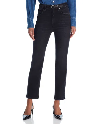 Frame The Pencil Crop Jeans In Ultra In Blue