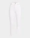 Frame The Ruler Crop Jeans In White