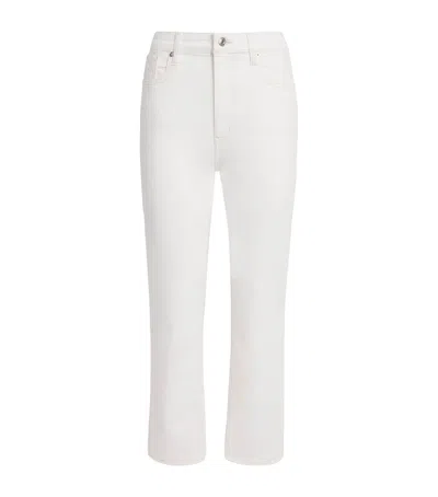 Frame The Pencil Crop Jeans In White