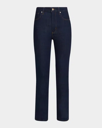 Frame Pixie Le Sleek Straight Jeans In Blue