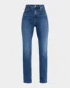 Frame The Pencil Jeans In Blue