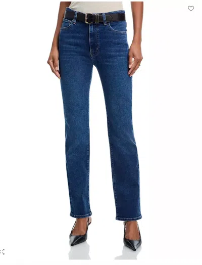Frame The Pencil Slim Straight Jeans In Femma In Blue