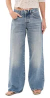 Frame The Petite Pixie Leo Jeans Rivage In Rivage