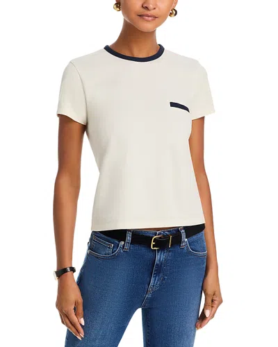 Frame The Pique Baby Tee In White