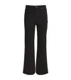 Frame Denim Le Crop Mini Claudius Bootcut Jean In Black