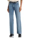 Frame The Pixie Arrow High Waist Relaxed Bootcut Jeans In Leela