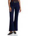 Frame The Pixie High Rise Icon Jeans In Rinse In Gold