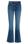 Frame The Pixie Low Rise Bootcut Jeans In Blue