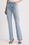 Frame Womens Tribute Le Sleek Straight-leg High-rise Stretch-denim Blend Jeans In Dolly