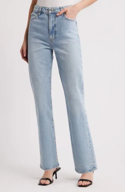 Frame The Pixie Ruler High Waist Straight Leg Jeans In Dolly