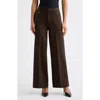 Frame The Pixie Slim Fit Palazzo Pants In Brown