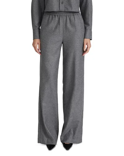 Frame The Plaza Wide Leg Pants In Gray